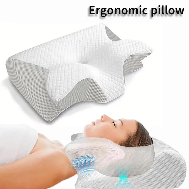 High Pillows Are Taller and Thicker, Not Deformed or Collapsed, Protecting the Cervical Spine and Helping Sleep Memory Pillow